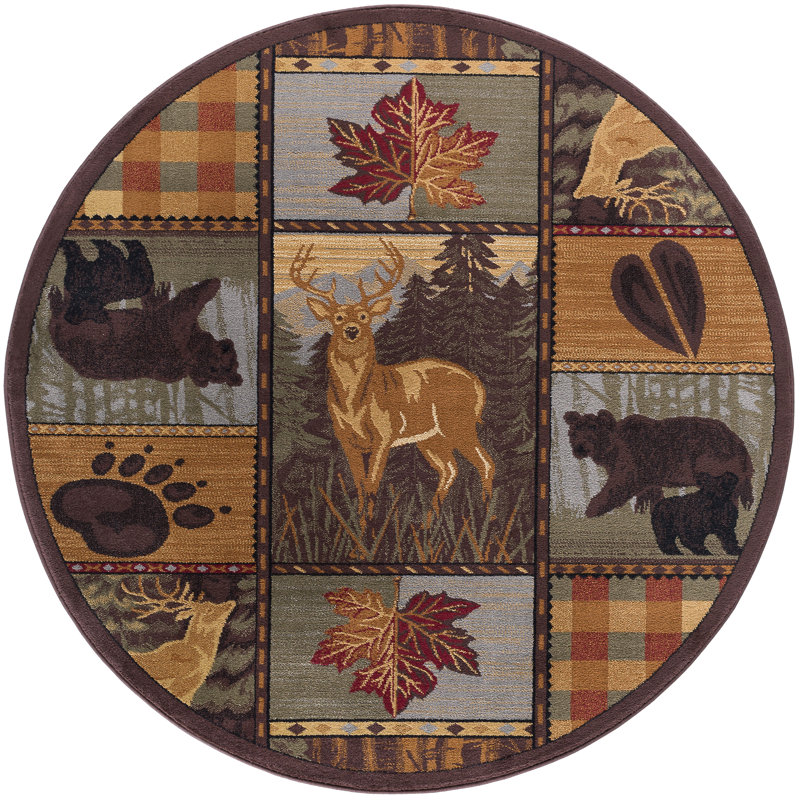 Alers Indoor Rug, Round 5'3"