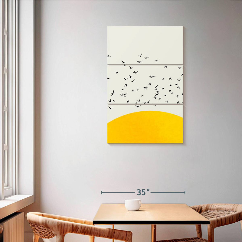 Oberle A Thousand Birds, 57" H x 36" W