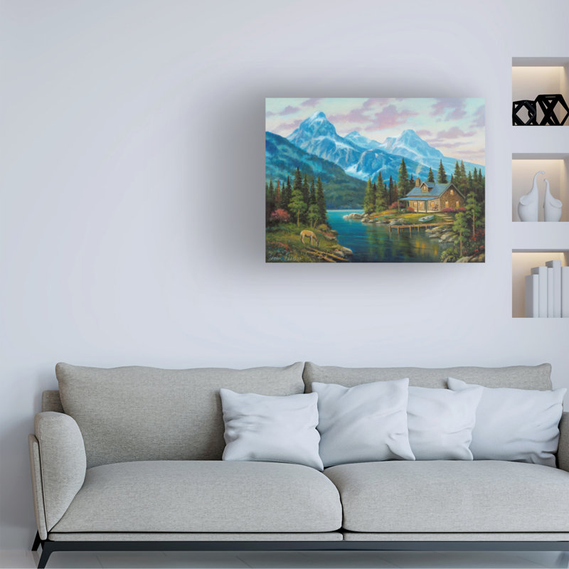 Œuvre d'art sur toile, John Zaccheo, H 24 po x l 32 po