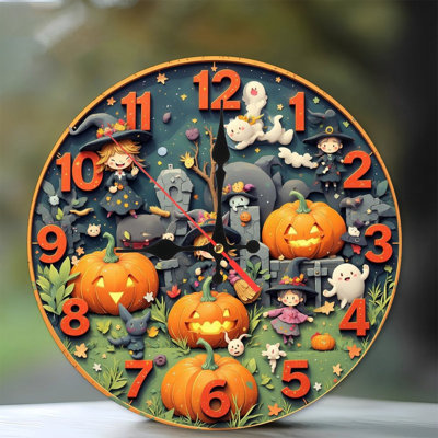 Horloge d'Halloween