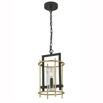 Alfonsina 1 - Light Antique Iron Caged Pendant