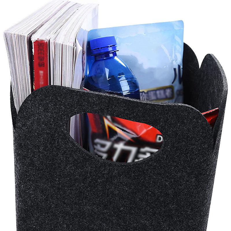 Rebrilliant Fabric Decorative Basket, Black