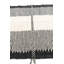 Tapis noir et blanc Mosser