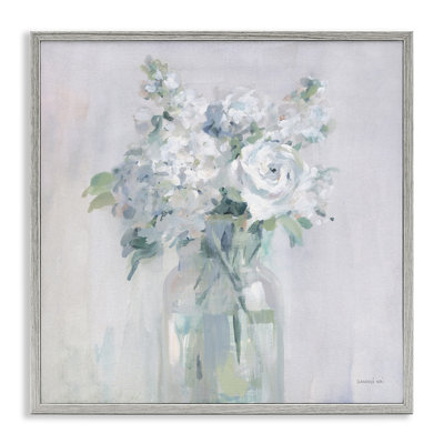 Bouquet abstrait blanc par Danhui Nai