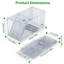 Cage à piège 18 po x 8 po x 10 po Humane