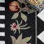 Tapis noir crocheté à la main Bacourt-20542680