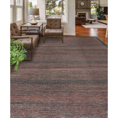 One-of-a-Kind 8'10" X 11'6" New Age Area Rug in Black
