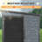 Spacious Storage Sheds, 4x8 ft Resin Steel Modern Backyard Organizer