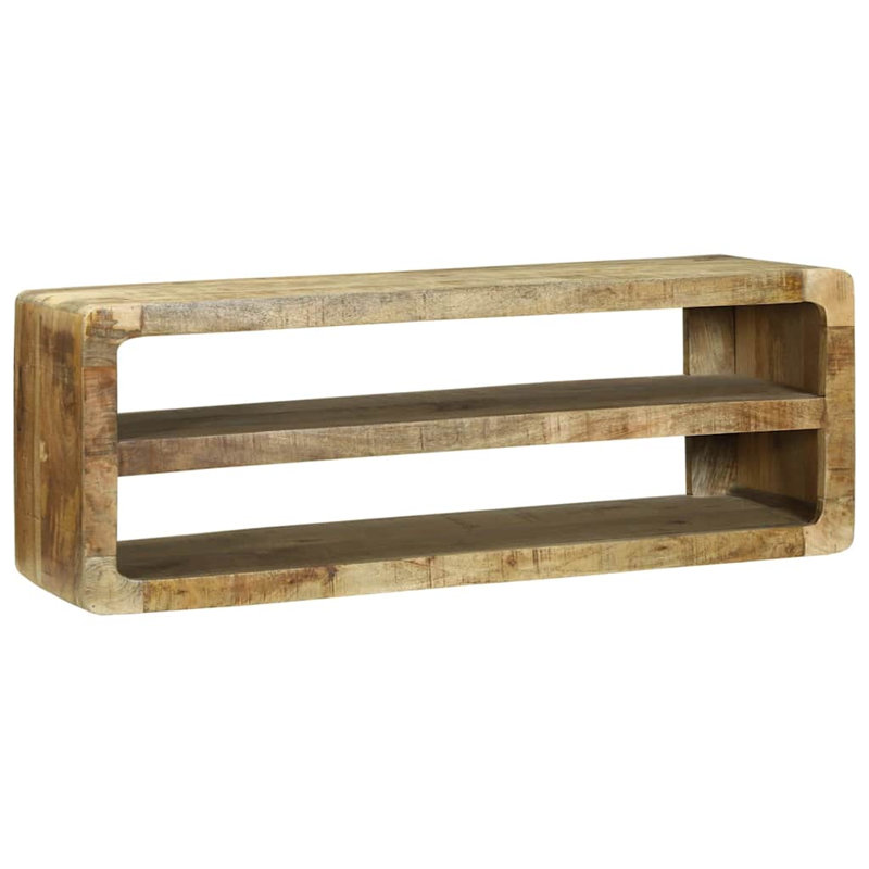 Unfinished TV Stand, 36cm H x 100cm L x 32cm W, Brown