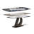 Rectangular Blue Microlite Stone Dining Table Sets-102627684