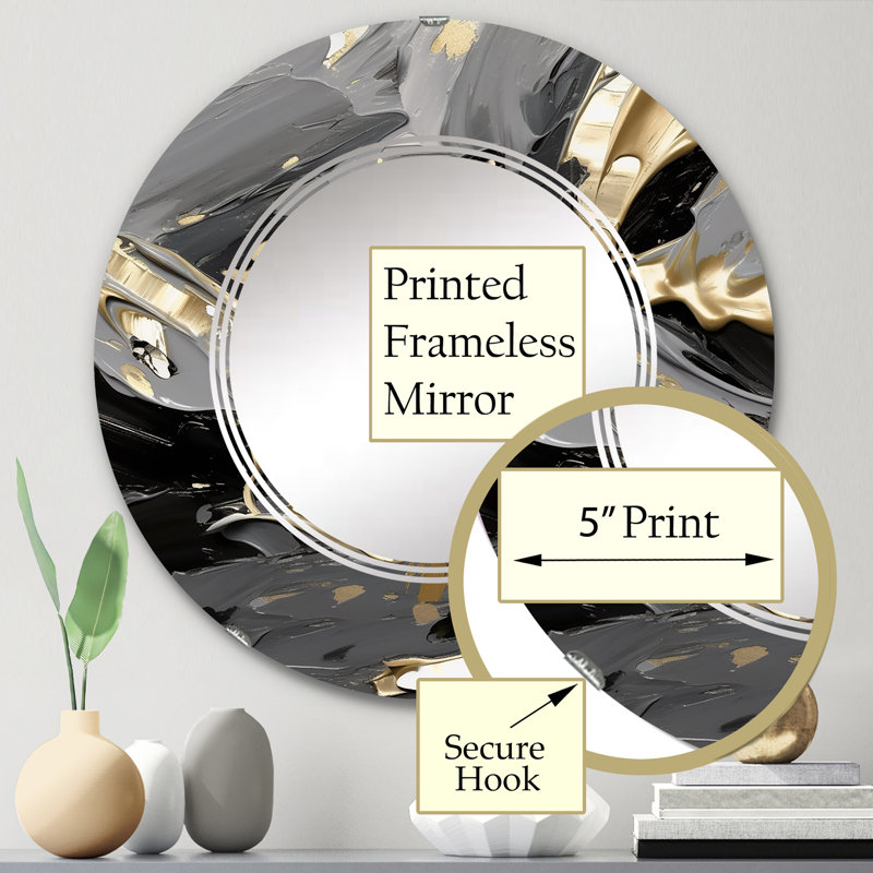 Miroir mural Ridgevale, 24 po x 24 po