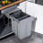 Angelou 30 Litre Pull Out Trash Can