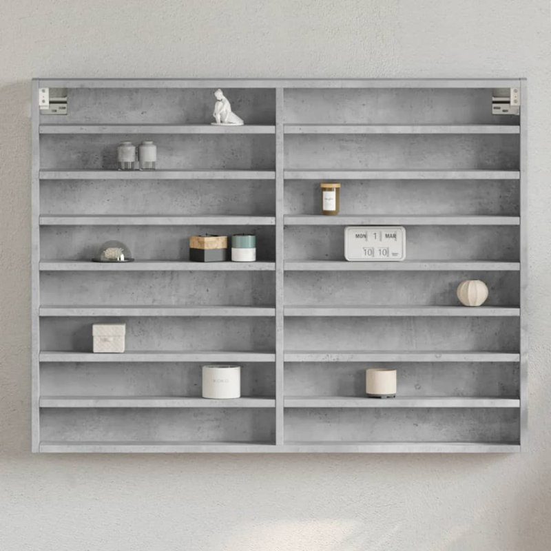 Renye Floating Shelf, Concrete Grey
