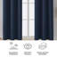 My Home Store Ultra-Soft Blackout Curtains Enguerran with Eyelets and Tie Backs-1378139791-1378139833