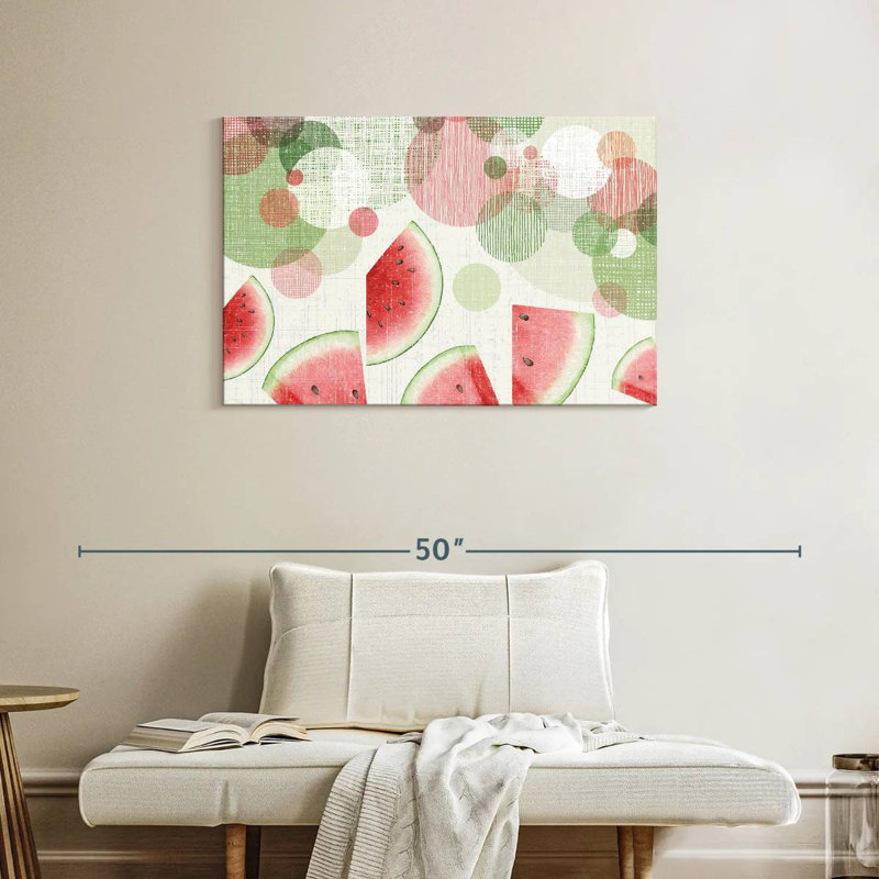 Yarlin Watermelon Delight, 24" H x 36" W