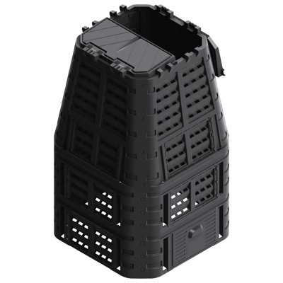 Sako Plastic Stationary Composter with Latching Lid