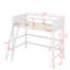 Lit mezzanine simple Jayen, pour enfants-1221014121