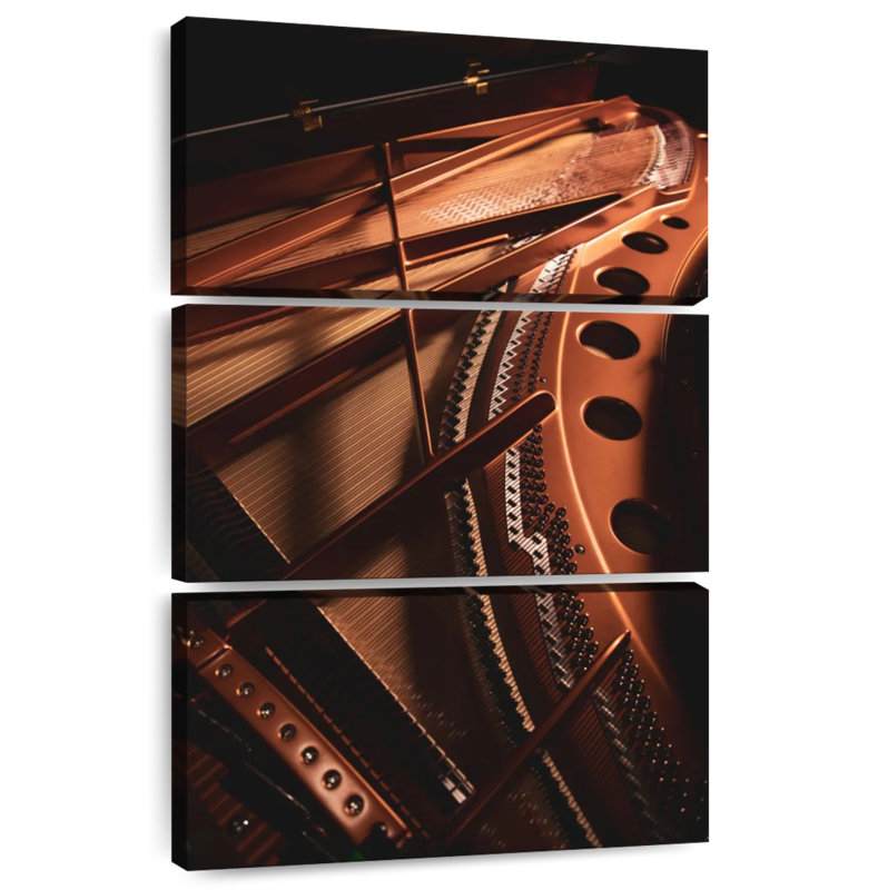 Abarca Piano Strings And Frame, 50" H x 32" W