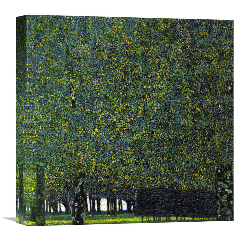 " The Park 1910 " by Gustav Klimt, 16" H x 16" W x 1.5" D