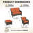 5-Piece All-Weather Wicker Patio Conversation Set With Loveseat, Arm Chairs & Ottomans, Outdoor PE Rattan Furniture With Cushions For Backyard, Porch & Deck-1791296498