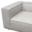 Vice 2PC Modular Sofa In Barley Fabric