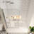 1/4" Tempered Clear Glass Shower Screen For Bathroom With Lovely Towel Bar - 3458 Style Magnetic-121166514