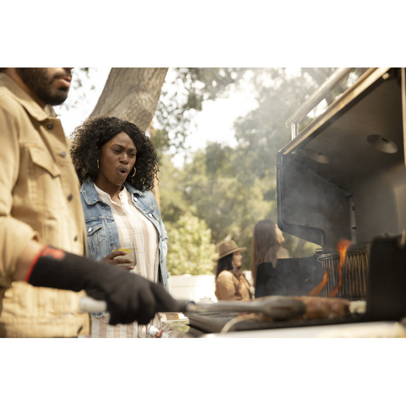 Barbecue au gaz Weber Genesis E-325, Noir, Gaz naturel