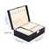 Jewelry Box Double Layer Storage Velvet Cosmetics Holder Leather Christmas Gift