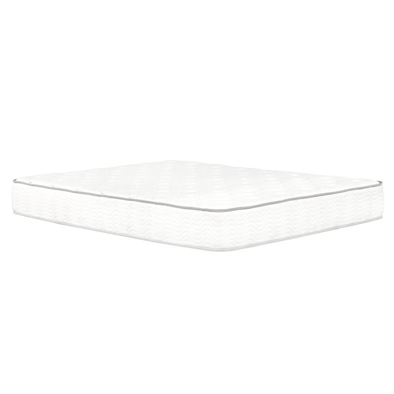9 po Matelas double à ressorts ensachés avec housse confortable et à ressorts haute densité, mousse pour un sommeil relaxant, look contemporain