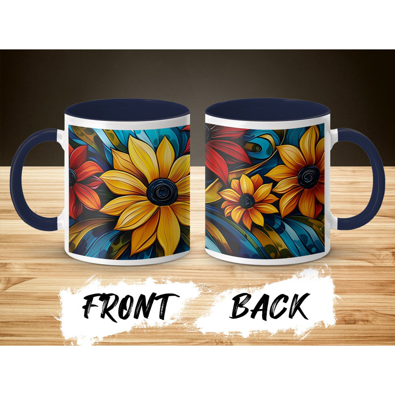 Ceramic Coffee Mug, Navy