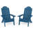 All Weather Outdoor HIPS Plastic Folding Adirondack Chair Fire Pit Chairs Oversized Patio Chair-66947169