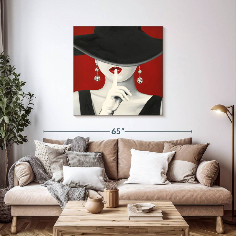 Navette Haute Chapeau Rouge I, H 39 po x l 39 po