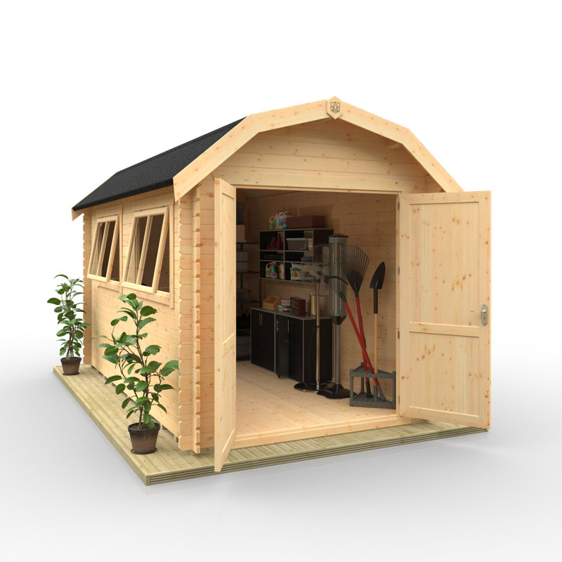 14x8w Alpha Barn | 28mm Log Cabin