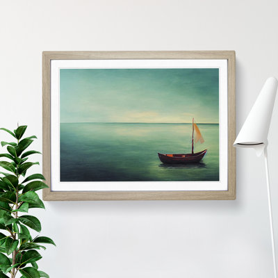 Boat Sailing - Single Picture Frame Painting