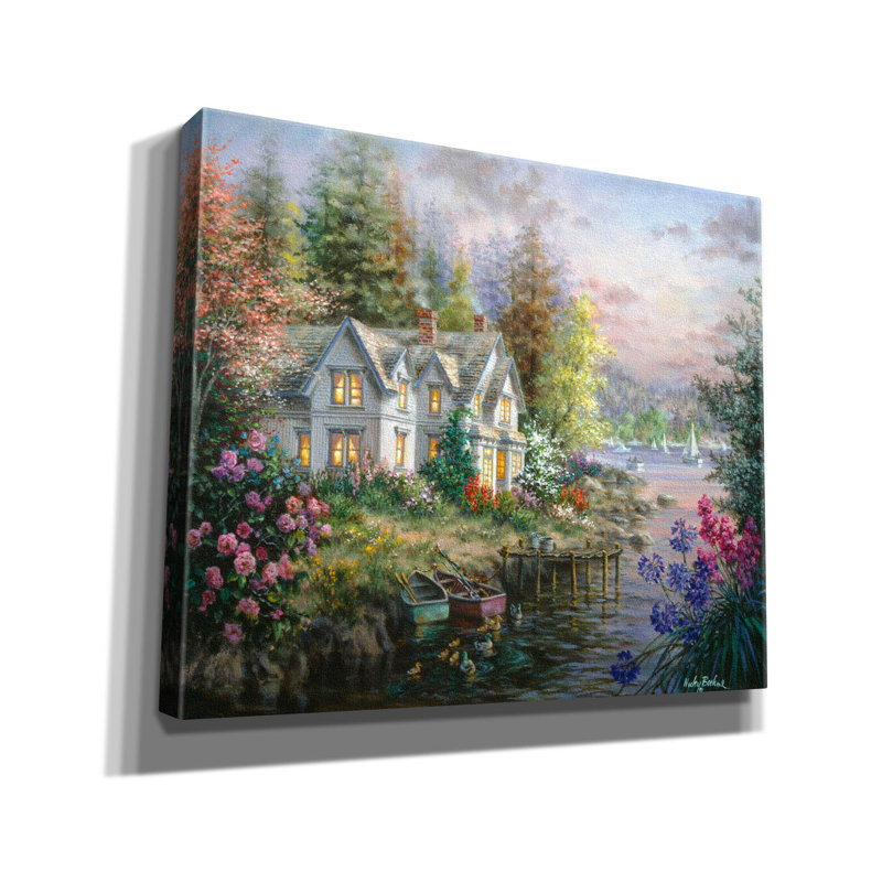 «Bay's Landing» par Nicky Boehme, H 20 po x l 24 po x P 0,75 po
