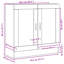Book Cabinet Storage Rack Bookshelf Bookcase Sideboard Engineered Wood-1226703969