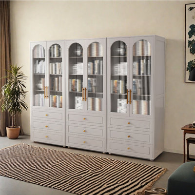 French Style Enclosed Bookcase