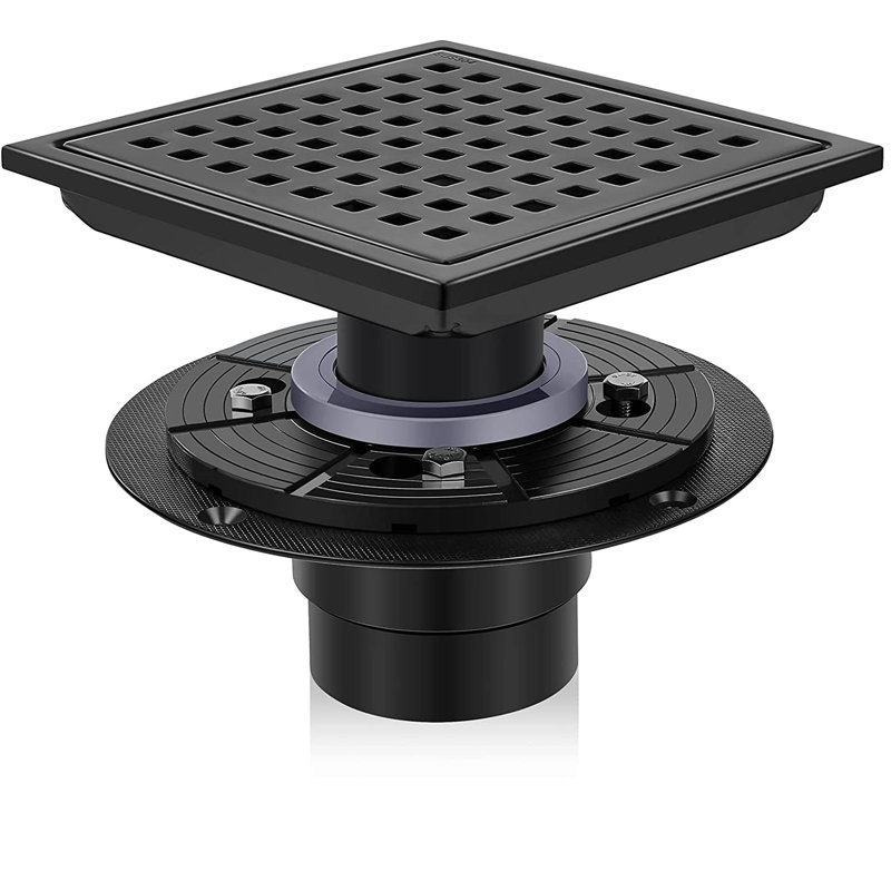 6'' W Tile-In, Black