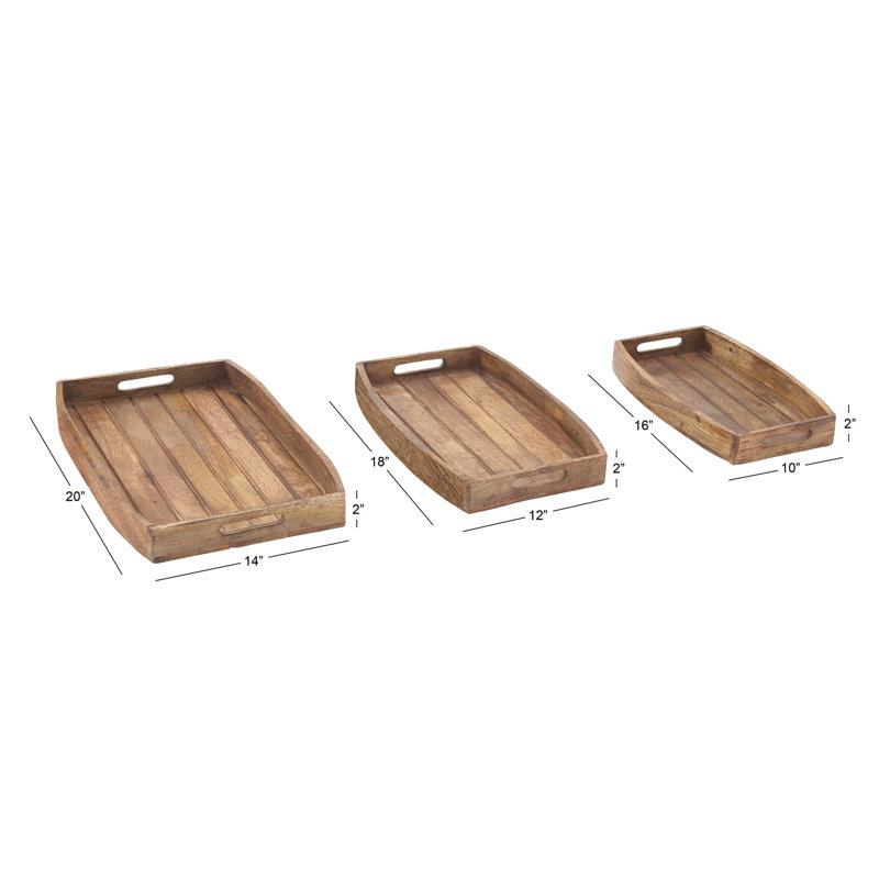 Ensemble de plateau de repose-pieds 3 pièces Canistota
