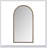 Iron Arch Retro Full Length Mirror With Supporting Feet, For Living Room, Bedroom (Gold)-183671980