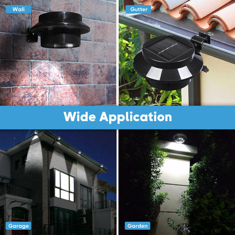 LED Solar Power Dusk to Dawn Outdoor Security Area Light