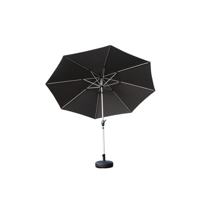 Parasol de terrasse de 10 pi avec tissu imperméable et base solide pour bloquer le parasol