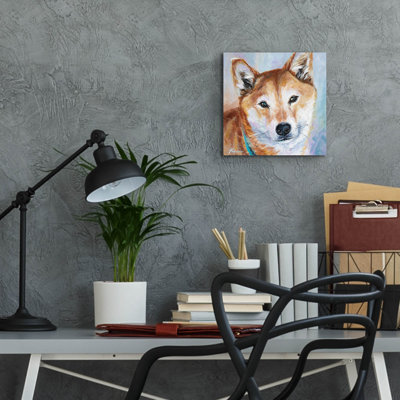 Red Barrel Studio® 'Must Love Dogs Shiba Inu' by Lindsay Kivi Acrylic Glass Wall Art