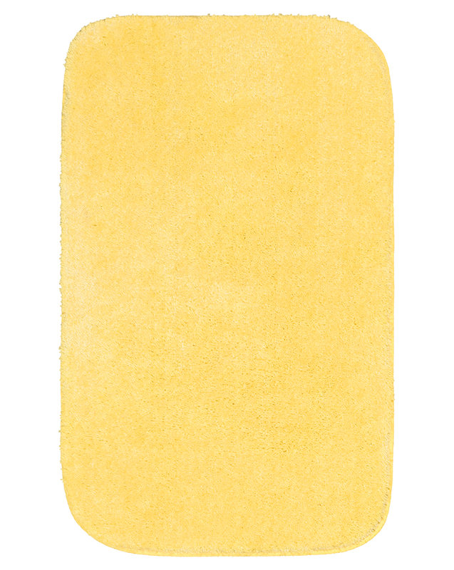 Tapis de bain antidérapant en nylon doux Mccluney, Caoutchouc jaune canard, L 24 po x L 40 po