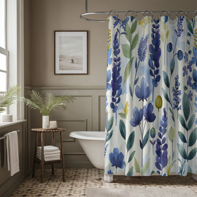 Paint Violet - Rideau de douche Premium