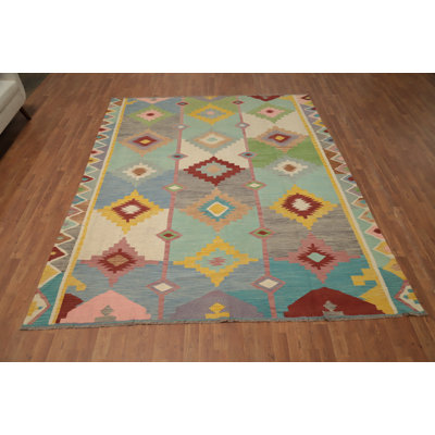 Vibrant Kilim Area Rug 8x10 Add a Splash of Color to Your Space