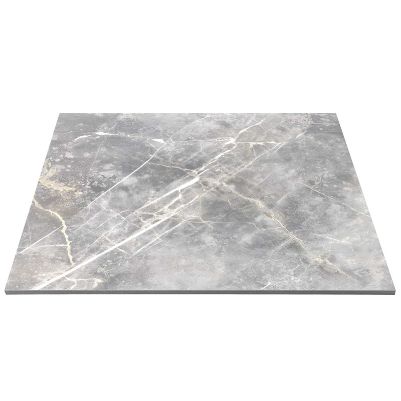 Marble Tech Grigio Imperiale 24X24 Polished Marble Look Porcelain Tile