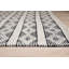 Tapis rayé noir en laine fabriqué à la main Selene-16700905