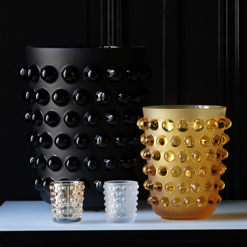 Mossi Votive Candle Holder, Gold Luster
