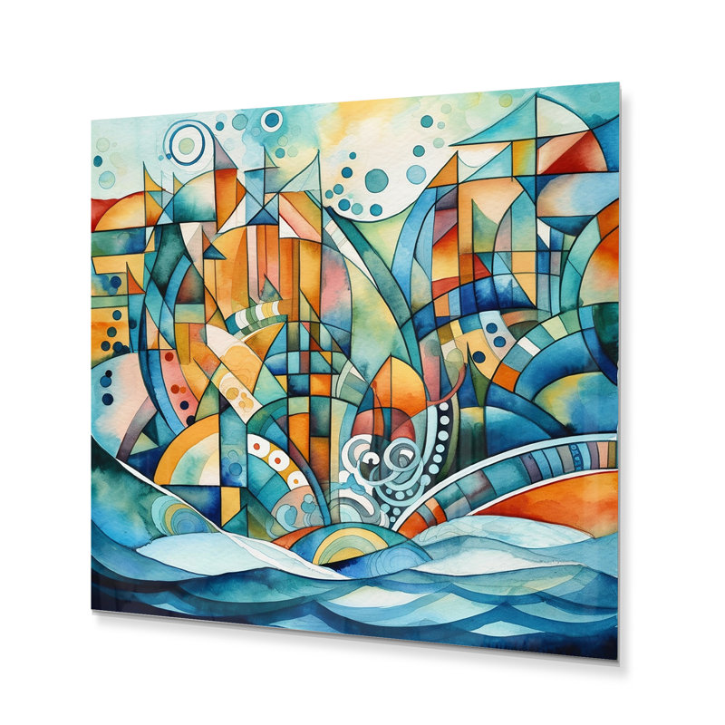 Décoration murale en métal, H 23 po x l 23 po x P 1 po
